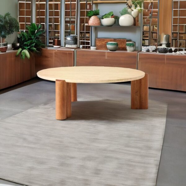 Circular living room table